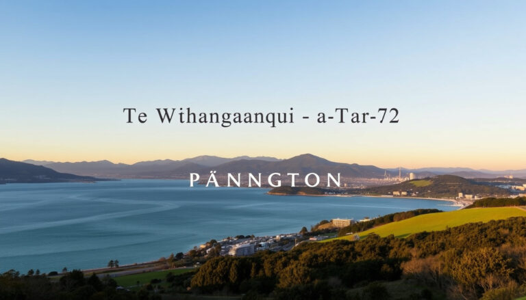 Māori Name for Wellington: Te Whanganui-a-Tara, Pōneke
